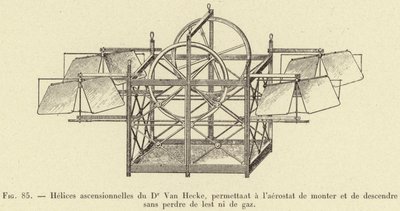Hélices ascensionnelles du Dr Van Hecke, permettant à l